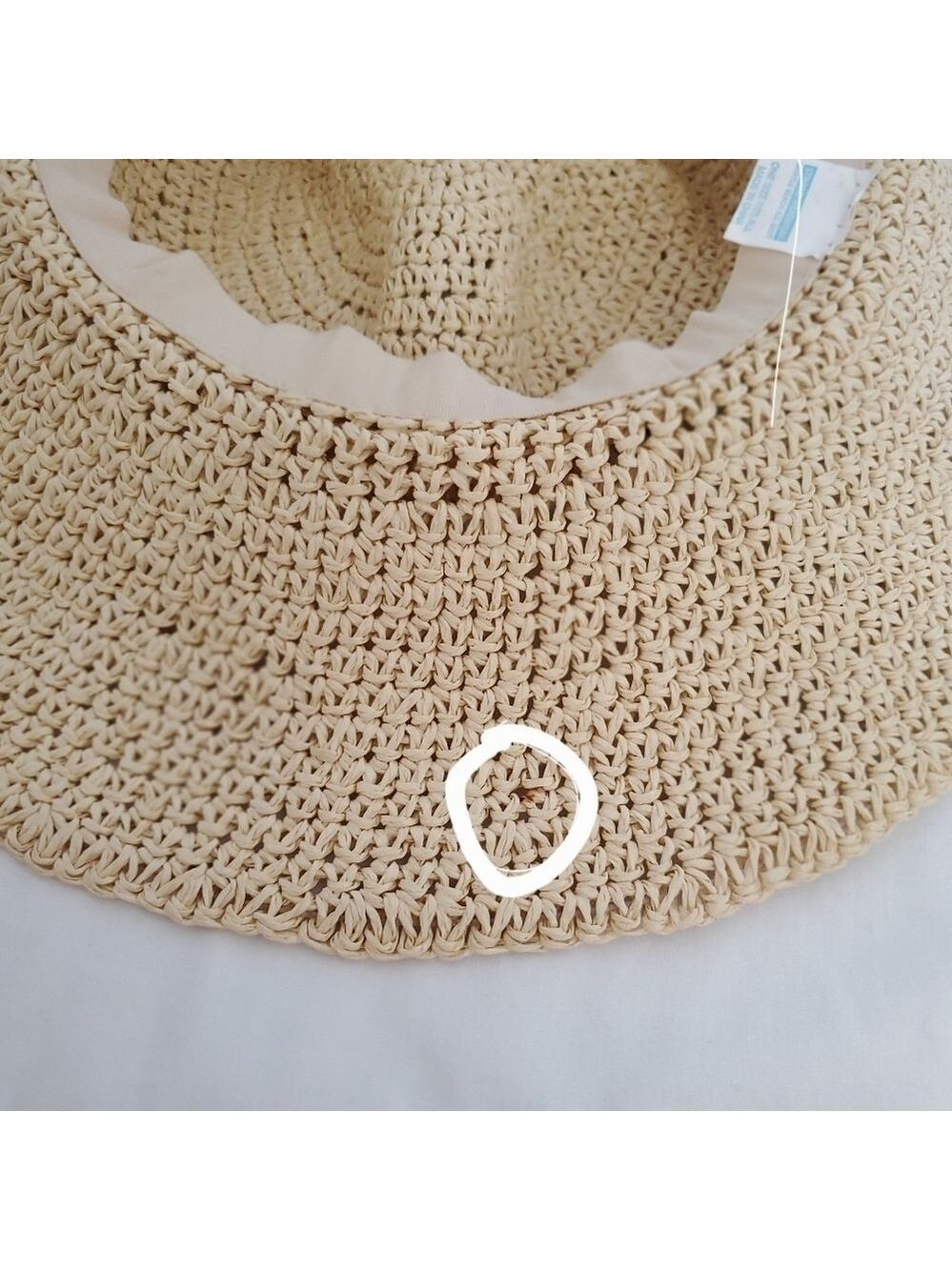 STRAND HEADWEAR WOMEN SUN HAT FLOPPY RAFFIA STRAW PUCA SHELLS BUTTONS COACHELLA - Picture 8 of 8